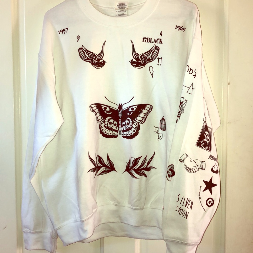 Harry styles tattoo sweatshirt